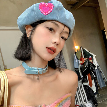 Small Face Beret Fashion Painter Cap